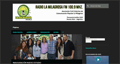 Desktop Screenshot of lamilagrosafm.com